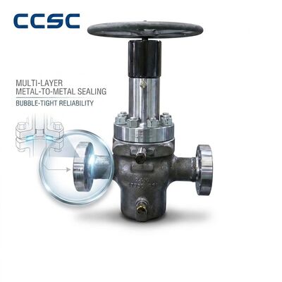 Bellow Seal Forged Steel Gate Valve A105 1,5 Inch 800LB Layanan Kimia Beracun Bergelang Nol Emisi