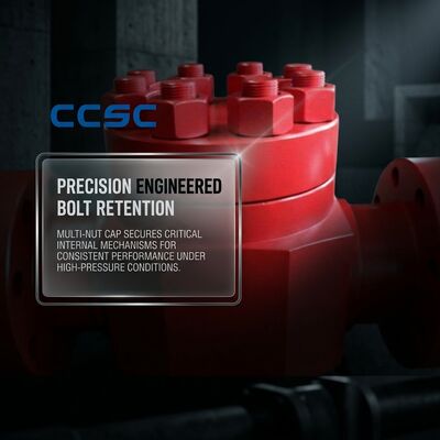 Keran Inline Check Valve API 6A 15000psi Hammer Union Type Desain Akses Internal untuk Oilfield